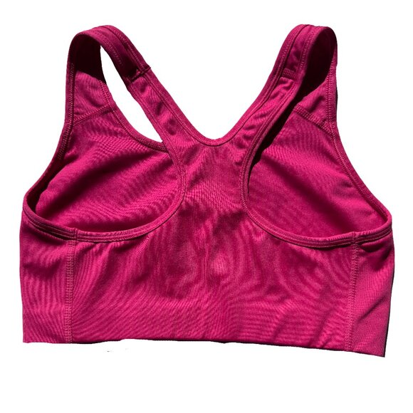 Nike Racerback Pink Sports Bra Size M | Medium Support | Workout Activewear - Picture 2 of 4